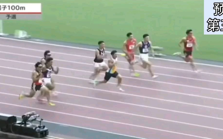 日本田径选手冲刺速度惊人，多次称王的简单介绍
